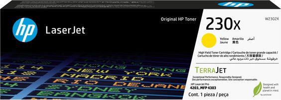 HP Tonercartridge W2302X 230X geel