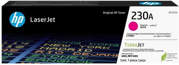 HP Tonercartridge W2303A 230A rood