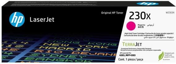 HP Tonercartridge W2303X 230X rood