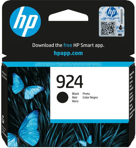 HP Inktcartridge 4K0U6NE 924 zwart