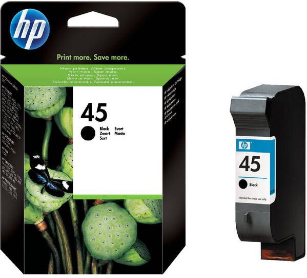 HP Inktcartridge 51645A 45 zwart