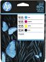 HP Inktcartridge 6ZC72AE 934 935 zwart + 3 kleuren - Thumbnail 1