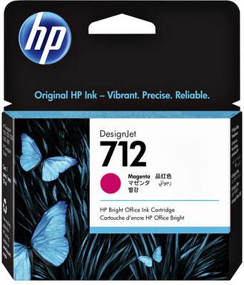 HP Inktcartridge 712 3ED68A rood