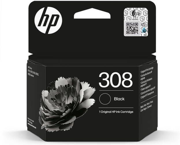 HP Inktcartridge 7FP21UE 308 zwart