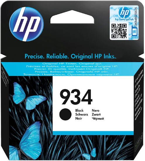 HP Inktcartridge C2P19AE 934 zwart