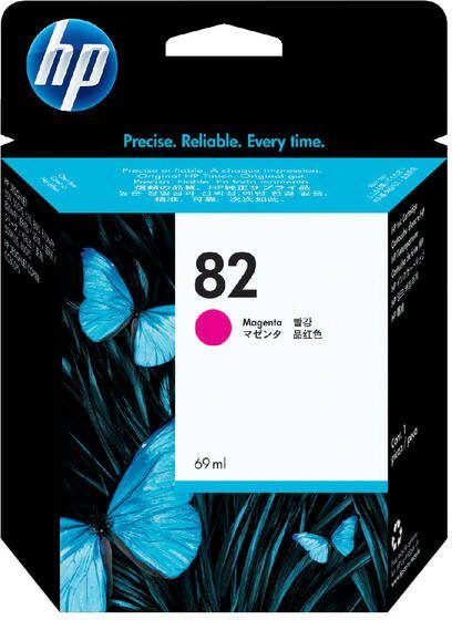 HP 82 magenta DesignJet inktcartridge 69 ml (C4912A) - Foto 2