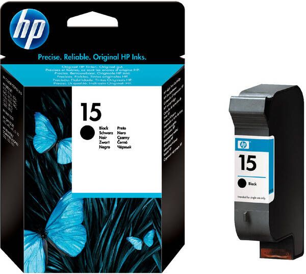 HP Inktcartridge C6615DE 15 zwart