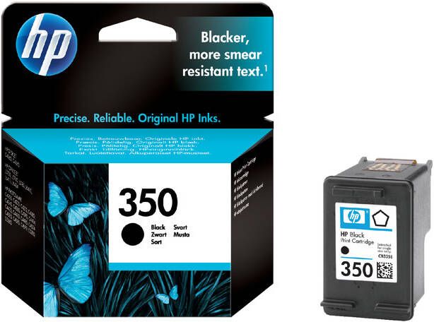 HP Inktcartridge CB335EE 350 zwart