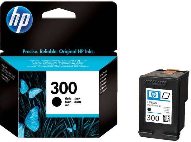 HP Inktcartridge CC640EE 300 zwart - Foto 1