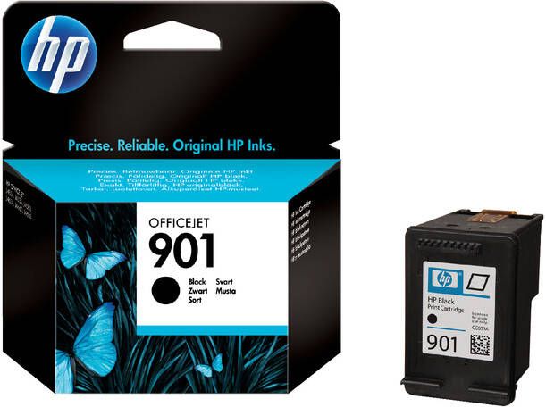 HP Inktcartridge CC653AE 901 zwart