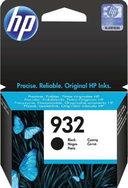 HP Inktcartridge CN057AE 932 zwart