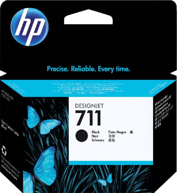 HP Inktcartridge CZ133A 711XL zwart HC