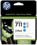 HP Cartridge voor inktjetprinters van type CZ134A 711XL blauw HC - Thumbnail 2