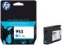 HP Inktcartridge F6U12AE 953 blauw - Thumbnail 2