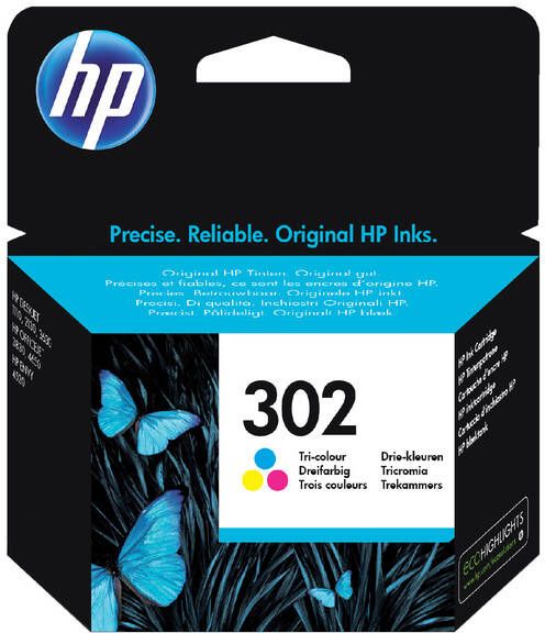 HP Inktcartridge F6U65AE 302 kleur