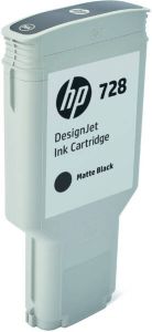 HP Inktcartridge F9J68A 728 mat zwart