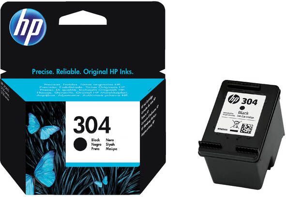 HP Inktcartridge N9K06AE 304 zwart
