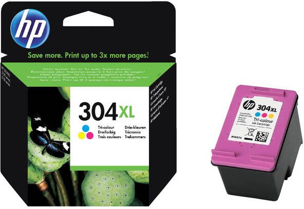 HP Inktcartridge N9K07AE 304XL kleur