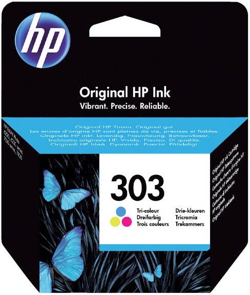HP inktcartridge 303 165 pagina's OEM T6N01AE 3 kleuren