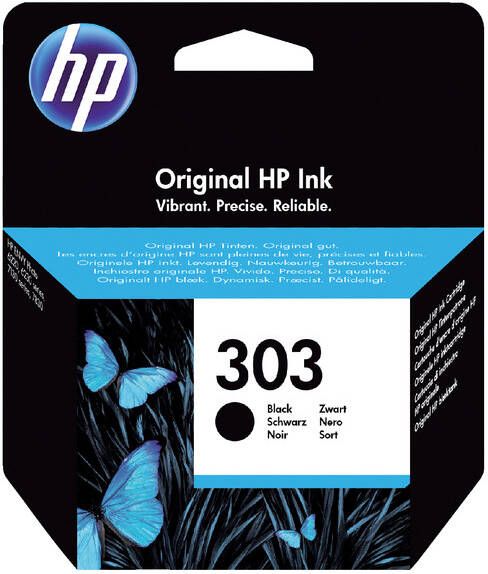 HP Inktcartridge T6N02AE 303 zwart