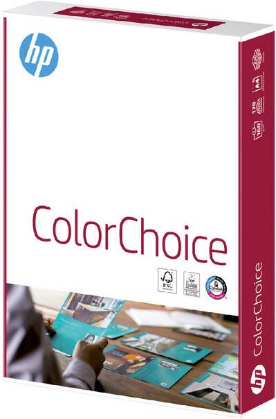 HP Kleurenlaserpapier Color Choice A4 160gr wit 250vel