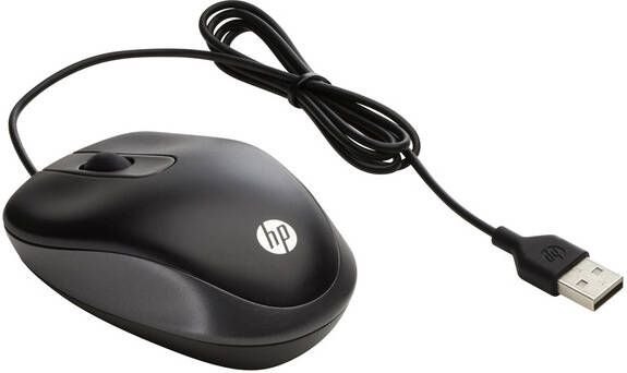 HP Muis Travel USB-A zwart