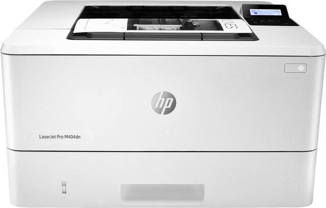 HP LaserJet Pro M404dn Print Snelle eerste pagina; Compact formaat; Energiezuinig; Sterke beveiliging