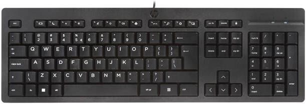 HP Toetsenbord 125 Qwerty zwart
