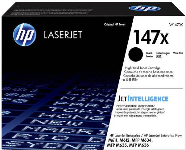 HP Tonercartridge 147X W1470X zwart