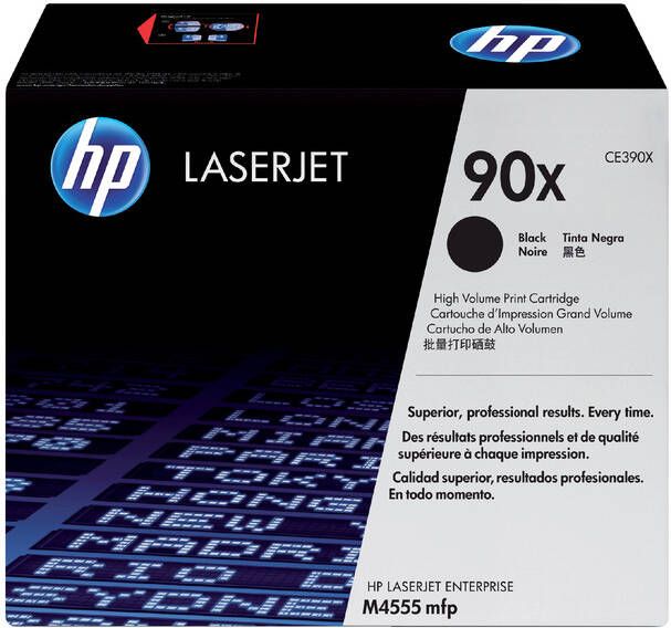 HP Tonercartridge CE390X 90X zwart HC