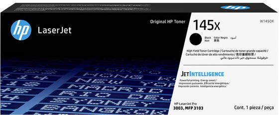 HP Tonercartridge W1450X 145X zwart