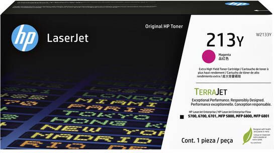 HP Tonercartridge W2133Y 213Y rood