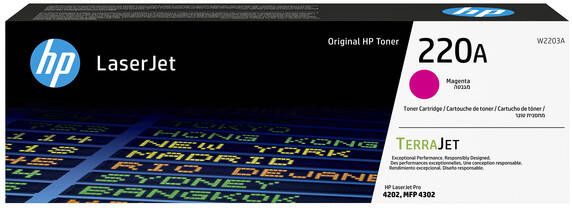 HP Tonercartridge W2203A 220A rood