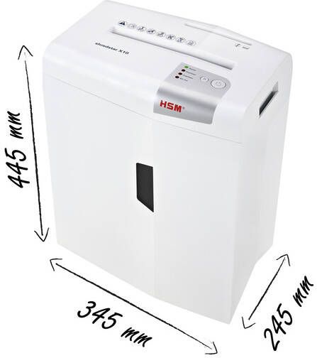 HSM Papiervernietiger shredstar X10 snippers 4.5x30mm - Foto 3