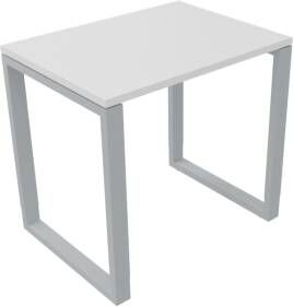 Huislijn Bijzettafel 4431 80 x 60 cm. Alu Wit