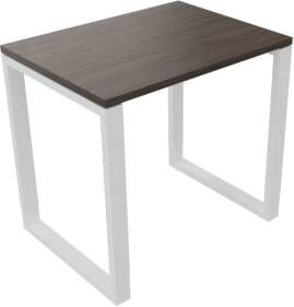 Huislijn Bijzettafel 4431 80 x 60 cm. Wit Eiken donker