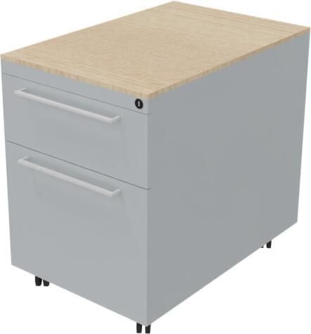 Huislijn Verrijdbaar ladenblok 12211 44 x 60 x 58 cm. Alu Eiken licht