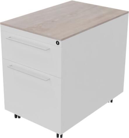 Huislijn Verrijdbaar ladenblok 12211 44 x 60 x 58 cm. Wit Eiken Robson