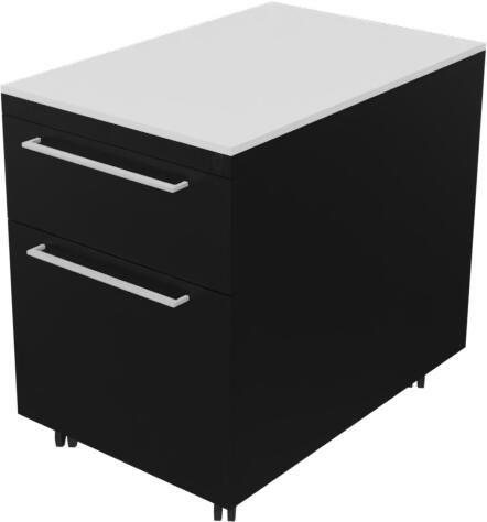 Huislijn Verrijdbaar ladenblok 12211 44 x 60 x 58 cm. Zwart Wit