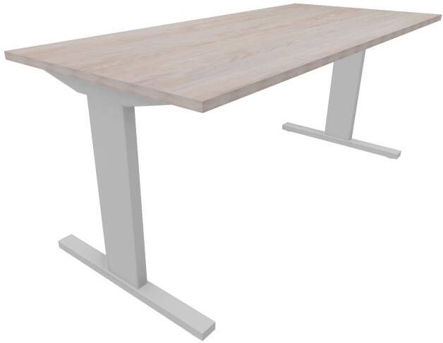 Huislijn Recht bureau 200 x 90 cm Alu Eiken Robson