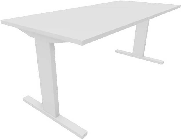 Huislijn Recht bureau 200 x 90 cm Wit