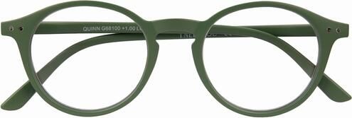 I Need You Leesbril +2.50 dpt Quinn groen