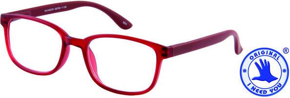 I Need You Leesbril +1.00 dtp Rainbow donkerrood - Foto 2