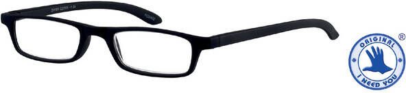 I Need You Leesbril +1.00 Zipper zwart