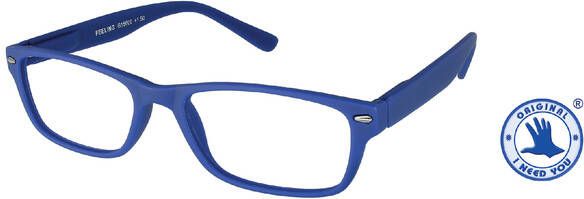 I Need You Leesbril +2.50 dpt Feeling blauw