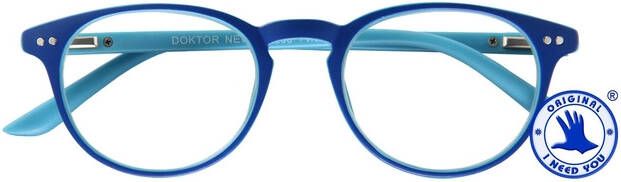 I Need You Leesbril Dokter New +2.00 dpt blauw