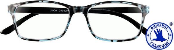 I Need You Leesbril Luca +3.00 dpt blauw