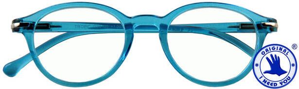 I Need You Leesbril Tropic +2.00 dpt blauw