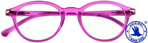 I Need You Leesbril Tropic +2.50 dpt roze