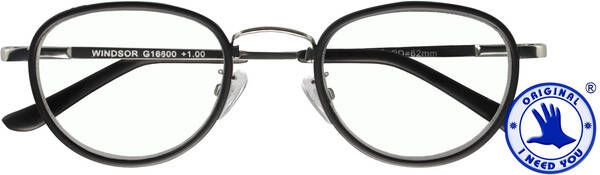 I Need You Leesbril Windsor +3.00 dpt zwart - Foto 2
